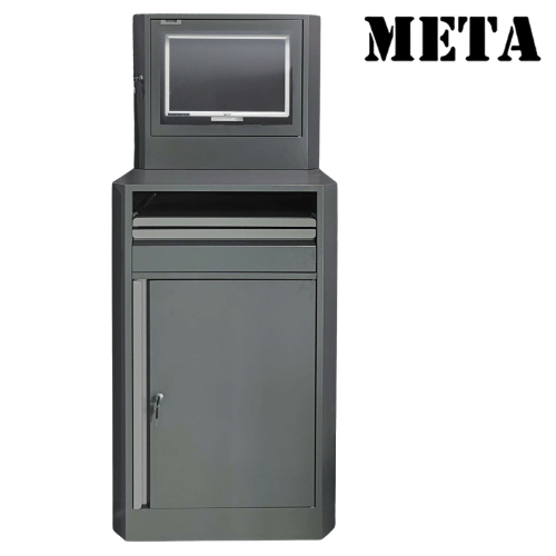 ตู้คอมเหล็ก META MC-2509-GR สีเทา_0